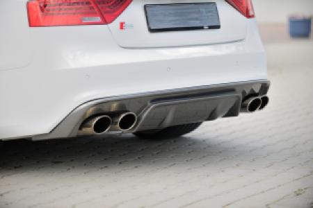 Rieger Tuning Diffuseur | Audi A5 11-16 2-p / A5 11-17 2-p / A5 Cabriolet 11-17 2-p / A5 Coupé 11-16 2-p |  noir brillant