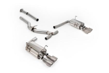 Cat-back uitlaatsysteem | Subaru Impreza WRX (VB) 2.4T Boxer (alleen USDM) (2022-2026) | Milltek Sport Quad Titanium GT100