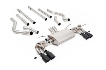 Système d'échappement après catalyseur | Land Rover / Range Rover Defender | Milltek Sport Quad 90mm GT90