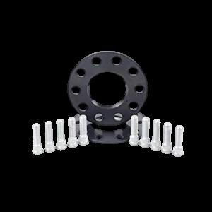 H&R Set des espaceurs de roues Système-DRS-MZ 18mm par essieu - Cartouche de boulon 4x100 - Moyeu 54,1mm - Taille de boulon M12x1,5 - sur mesure pour Fiat - Noir