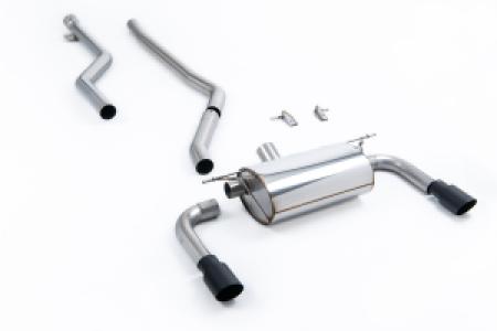 Cat-back uitlaatsysteem | BMW 3 Series F30 320i M Sport Saloon (LCI-modellen Geen xDrive Niet-OPF & B48-motor) (2015-2019) | Milltek Sport Dubbele 90 mm GT90