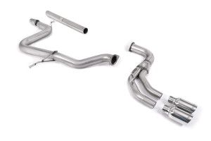 Cat-back uitlaatsysteem | Audi A3 2.0 TDI 184 PK MQB 2WD (3-deurs & Sportback-modellen) (2013-2020) | Milltek Sport Twin 80mm GT80
