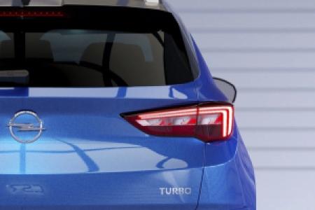 CSR RB017-G Caches Feux Arrière Opel Grandland X 2017+ Noir Brillant 4 pièces