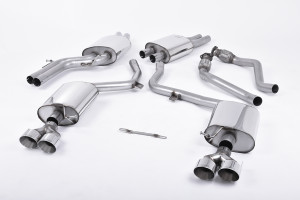 Cat-back uitlaatsysteem | Audi S5 3.0 TFSI B8.5 Coupé© & Cabriolet (2011-2016) | Milltek Sport GT100 GT100