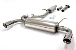 Système d'échappement Simons duplex du convertisseur catalytique : acier inoxydable | Mazda MX5 (NB) Cabriolet 1.6, 1.8 1998-2005