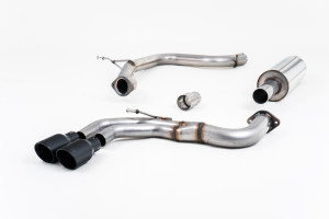 Cat-back uitlaatsysteem | Audi A3 2.0 TDI 184 PK MQB 2WD (3-deurs & Sportback-modellen) (2013-2020) | Milltek Sport Twin 80mm GT80