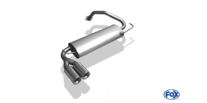 Mazda 323F/323C type BA silencieux final transversal - 2x80 type 13