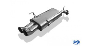 Opel Vectra B - année 94`-9/99` silencieux arrière Ø55mm - 2x76 type 18