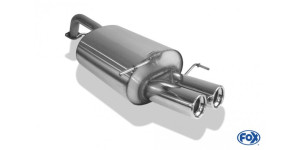 Deawoo Lacetti - silencieux arrière hayon - 2x80 type 13
