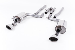 Cat-back uitlaatsysteem | Audi RS6 C6 5.0 V10 biturbo quattro (2008-2010) | Milltek Sport Ovaal Ovaal