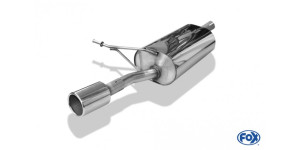 Dacia Duster 4x2 - front wheel drive final silencer - 1x90 type 12