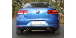 VW Eos 1F - Facelift - 1.4l silencieux arrière droite/gauche - 2x80 type 16 droite/gauche