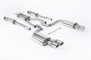 Cat-back uitlaatsysteem | Audi S6 5.2 V10 C6 FSI quattro (2006-2012) | Milltek Sport Twin 80mm Jet