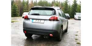 Silencieux arrière Peugeot 2008 - 2x80 type 25
