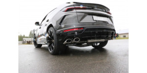 Silencieux arrière Lamborghini Urus sortie transversale droite/gauche avec 2 volets d'échappement - 2x115x85 type 38 droite/gauche