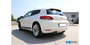 VW Scirocco - Silencieux arrière 13 - 2x76 type 25