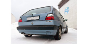 Silencieux arrière VW Golf II type 19E - 2x55 type 14