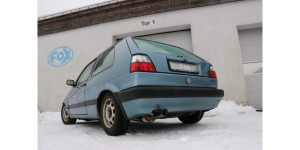 Silencieux arrière VW Golf II type 19E - 1x63 type 10