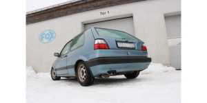 Silencieux arrière VW Golf II type 19E - 1x63 type 23