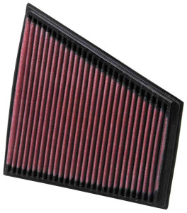 K&N Filtre à air de remplacement sur mesure pour Seat Cordoba, Ibiza, Toledo / Skoda Fabia, Praktik, Roomster / VW Fox, Golf VI, Polo (OEM 5Z0129620) (33-2830)