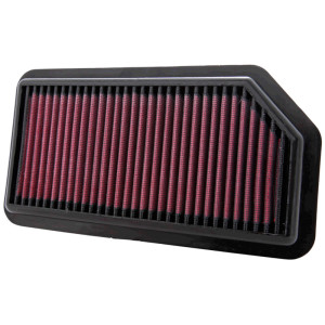 K&N Filtre à air de remplacement | HyundaiKia |  SOUL I (AM) /  SOUL I SUV (AM) /  SOUL SUV (AM) / SOUL (AM) / VENGA (YN) / VENGA Hatchback Van (YN) / i20 (BC3, BI3) / i20 (PB, PBT) / ix20 (JC)
