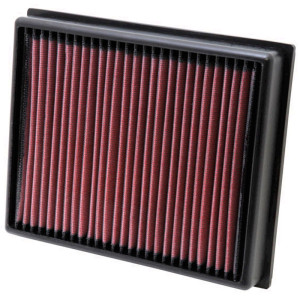 K&N Filtre à air de remplacement sur mesure pour Land Rover Defender 2.2D 2011-2016, 2.4D 2009-2013 (33-2992)
