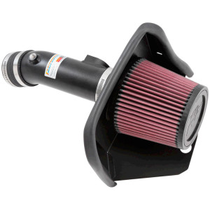 K&N Kit d'admission Typhoon sur mesure pour Mazda 3 2.0L L4 2013-2018 - Noir Texturé (69-6033TTK)