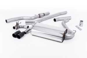 Cat-back uitlaatsysteem | BMW 4 Series F32 428i Coupé© (handgeschakelde versnellingsbakâ€š zonder trekhaakâ€š Geen xDrive en alleen N20-motor) (2014-2018) | Milltek Sport Twin 76.2mm GT76