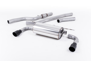 Cat-back uitlaatsysteem | BMW 4 Series F32 428i Coupé© (automatische versnellingsbakâ€š zonder trekhaakâ€š Geen xDrive en alleen N20-motor) (2014-2016) | Milltek Sport Dubbele 90 mm GT90
