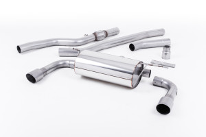 Cat-back uitlaatsysteem | BMW 4 Series F32 428i Coupé© (handgeschakelde versnellingsbakâ€š zonder trekhaakâ€š Geen xDrive en alleen N20-motor) (2014-2018) | Milltek Sport Dubbele 90 mm GT90
