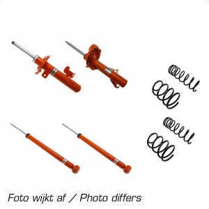 KONI STR.T Kit Avant & Arrière | Peugeot | 106 (1A, 1C), 106 I (1A, 1C), 106 Van I Camionnette (1S_) | Abaissement avant: 25 mm