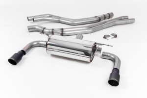 Cat-back uitlaatsysteem | BMW 2 Series M240i Coupé© (F22 LCIâ€š Niet-OPF & Geen xDrive) (2015-2018) | Milltek Sport Dubbele 90 mm GT90