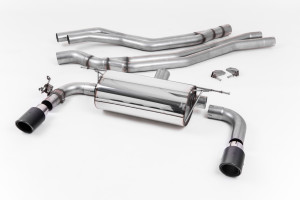 Cat-back uitlaatsysteem | BMW 2 Series M240i Coupé© (F22 LCIâ€š Niet-OPF & Geen xDrive) (2015-2018) | Milltek Sport 90 mm koolstofstraal