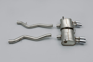 Cat-back uitlaatsysteem | BMW 3 Series | Milltek Sport Quad 80 mm speciaal
