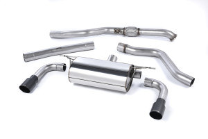 Cat-back uitlaatsysteem | BMW 2 Series M235i Coupé© (F22) (Geen xDrive) (2014-2015) | Milltek Sport Dubbele 90 mm GT90