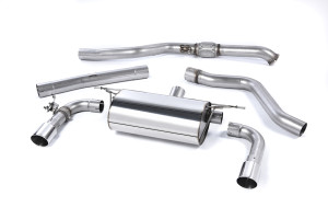 Cat-back uitlaatsysteem | BMW 2 Series M235i Coupé© (F22) (Geen xDrive) (2014-2015) | Milltek Sport Dubbele 90 mm GT90