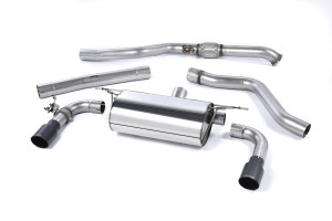 Cat-back uitlaatsysteem | BMW 2 Series M235i Coupé© (F22) (Geen xDrive) (2014-2015) | Milltek Sport Dubbele 90 mm GT90
