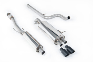 Cat-back uitlaatsysteem | Citroen DS3 1.6 THP 16V DSport (2010-2019) | Milltek Sport Twin 80mm GT80