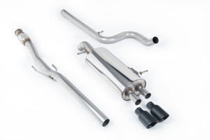Cat-back uitlaatsysteem | Citroen DS3 1.6 THP 16V DSport (2010-2019) | Milltek Sport Twin 80mm GT80