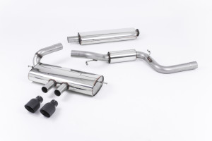 Cat-back uitlaatsysteem | Ford Focus Mk3 ST 2.0-liter EcoBoost 5-deurs hatchback (2012-2018) | Milltek Sport Dual GT100
