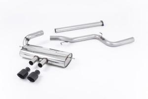 Cat-back uitlaatsysteem | Ford Focus Mk3 ST 2.0-liter EcoBoost 5-deurs hatchback (2012-2018) | Milltek Sport Dual 100mm GT100