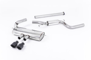 Cat-back uitlaatsysteem | Ford Focus Mk3 ST 2.0-liter EcoBoost 5-deurs hatchback (2012-2018) | Milltek Sport Dual GT100