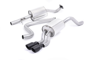 Système d'échappement après catalyseur | Ford Fiesta Mk7/Mk7.5 1.0T EcoBoost (100/125/140PS) (2013-2017) | Milltek Sport Twin 80mm GT80