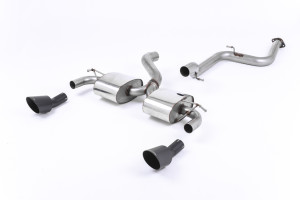 Système d'échappement après catalyseur | Ford Focus MK2 RS 2.5T 305PS (2009-2010) | Milltek Sport DTM 115 mm