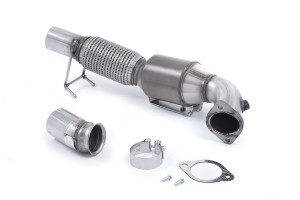 Large Bore Downpipe und Hi-Flow Sports Cat | Ford Focus Mk3 RS 2,3-Liter-EcoBoost 4WD 5-Türer-Fließheck (2016-2018) | Milltek Sport