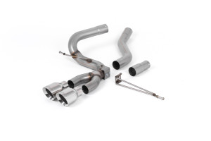 Cat-back uitlaatsysteem | Ford Focus Mk3 ST 2.0-liter TDCi 5-deurs hatchback (diesel) (2012-2018) | Milltek Sport Dual GT100