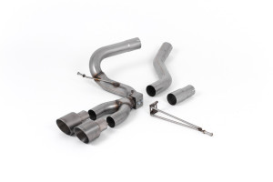 Cat-back uitlaatsysteem | Ford Focus Mk3 ST 2.0-liter TDCi 5-deurs hatchback (diesel) (2012-2018) | Milltek Sport Dual 100mm GT100