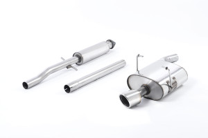 Cat-back uitlaatsysteem | New Mini Mk1 | Milltek Sport straal van 90 mm