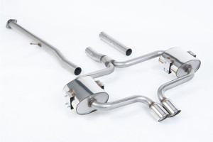 Cat-back uitlaatsysteem | New Mini Mk1 (R52) Cooper S Cabriolet (2004-2008) | Milltek Sport Dubbele 76,2 mm speciaal