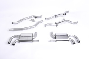 Cat-back uitlaatsysteem | Porsche Cayenne 958 Turbo 4.8 V8 (vé³é³r facelift) (2010-2014) | Milltek Sport